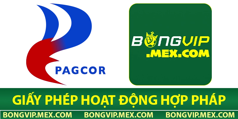 Bongvip đã được Pagcor cấp phép hoạt động hợp pháp