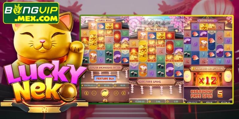 Giao diện mèo chiêu tài Bongvip sắc nét