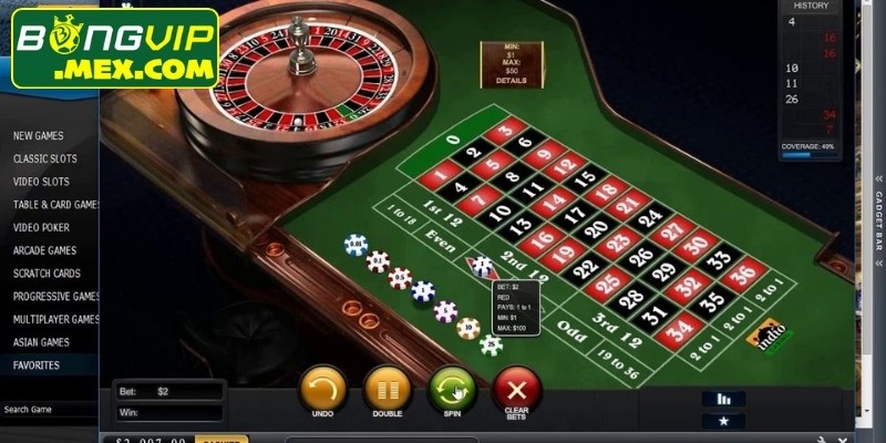 Khám phá game casino roulette Bongvip hấp dẫn